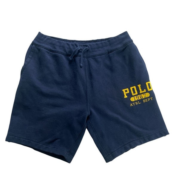 Polo Ralph Lauren Men’s Double Knit Fleece Drawstring Sweat Shorts Size Large - Picture 1 of 6
